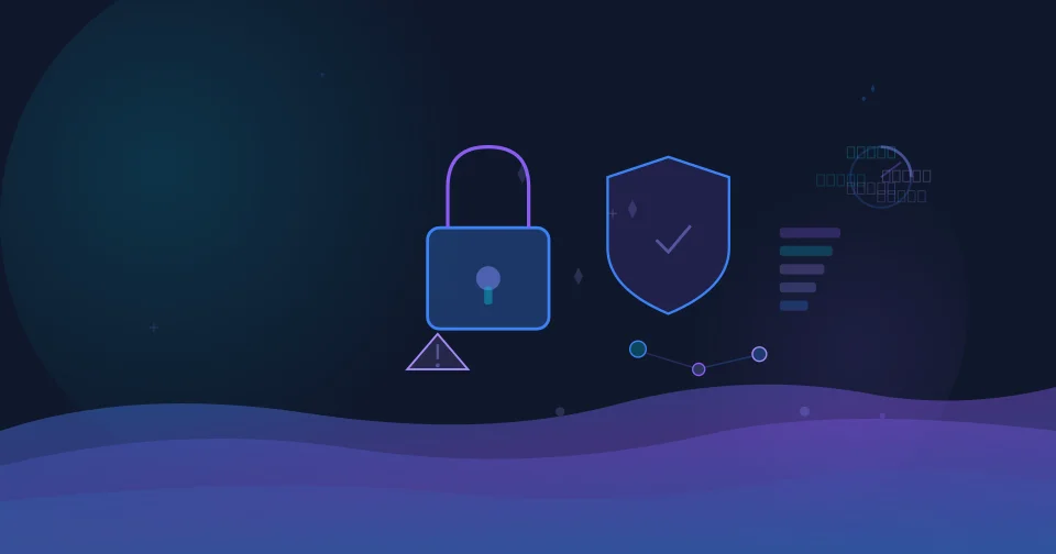 사이버보안 솔루션 비교 네트워크 보안 일러스트